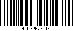 Código de barras (EAN, GTIN, SKU, ISBN): '7898526267877'