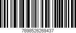 Código de barras (EAN, GTIN, SKU, ISBN): '7898526269437'