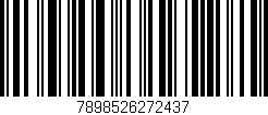 Código de barras (EAN, GTIN, SKU, ISBN): '7898526272437'