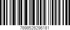 Código de barras (EAN, GTIN, SKU, ISBN): '7898526296181'