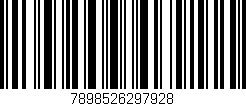 Código de barras (EAN, GTIN, SKU, ISBN): '7898526297928'