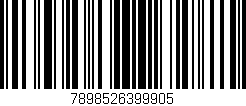 Código de barras (EAN, GTIN, SKU, ISBN): '7898526399905'