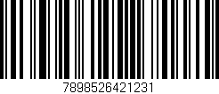 Código de barras (EAN, GTIN, SKU, ISBN): '7898526421231'