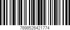 Código de barras (EAN, GTIN, SKU, ISBN): '7898526421774'