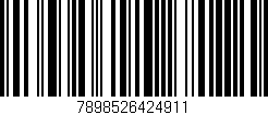 Código de barras (EAN, GTIN, SKU, ISBN): '7898526424911'