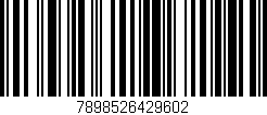 Código de barras (EAN, GTIN, SKU, ISBN): '7898526429602'