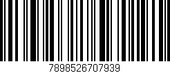 Código de barras (EAN, GTIN, SKU, ISBN): '7898526707939'