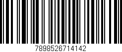 Código de barras (EAN, GTIN, SKU, ISBN): '7898526714142'
