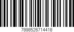 Código de barras (EAN, GTIN, SKU, ISBN): '7898526714418'