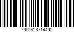 Código de barras (EAN, GTIN, SKU, ISBN): '7898526714432'