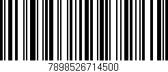 Código de barras (EAN, GTIN, SKU, ISBN): '7898526714500'