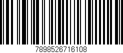 Código de barras (EAN, GTIN, SKU, ISBN): '7898526716108'