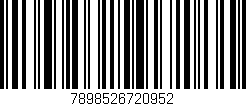 Código de barras (EAN, GTIN, SKU, ISBN): '7898526720952'