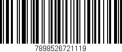 Código de barras (EAN, GTIN, SKU, ISBN): '7898526721119'
