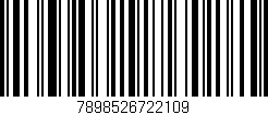 Código de barras (EAN, GTIN, SKU, ISBN): '7898526722109'
