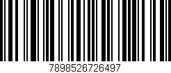 Código de barras (EAN, GTIN, SKU, ISBN): '7898526726497'