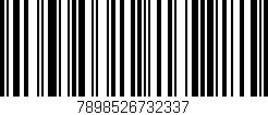 Código de barras (EAN, GTIN, SKU, ISBN): '7898526732337'
