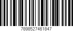 Código de barras (EAN, GTIN, SKU, ISBN): '7898527461847'