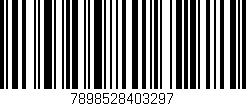 Código de barras (EAN, GTIN, SKU, ISBN): '7898528403297'