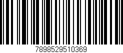 Código de barras (EAN, GTIN, SKU, ISBN): '7898529510369'