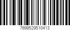 Código de barras (EAN, GTIN, SKU, ISBN): '7898529510413'