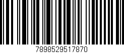Código de barras (EAN, GTIN, SKU, ISBN): '7898529517870'