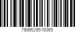Código de barras (EAN, GTIN, SKU, ISBN): '7898529518365'