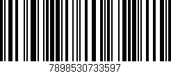 Código de barras (EAN, GTIN, SKU, ISBN): '7898530733597'