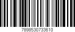 Código de barras (EAN, GTIN, SKU, ISBN): '7898530733610'
