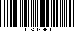 Código de barras (EAN, GTIN, SKU, ISBN): '7898530734549'