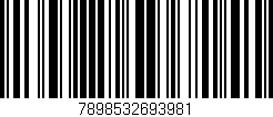 Código de barras (EAN, GTIN, SKU, ISBN): '7898532693981'