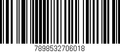 Código de barras (EAN, GTIN, SKU, ISBN): '7898532706018'