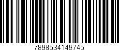 Código de barras (EAN, GTIN, SKU, ISBN): '7898534149745'