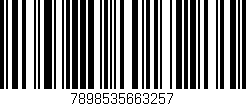 Código de barras (EAN, GTIN, SKU, ISBN): '7898535663257'