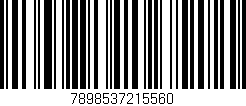Código de barras (EAN, GTIN, SKU, ISBN): '7898537215560'