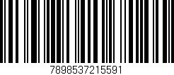 Código de barras (EAN, GTIN, SKU, ISBN): '7898537215591'