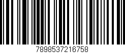 Código de barras (EAN, GTIN, SKU, ISBN): '7898537216758'