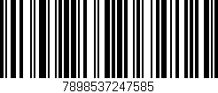 Código de barras (EAN, GTIN, SKU, ISBN): '7898537247585'