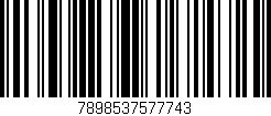 Código de barras (EAN, GTIN, SKU, ISBN): '7898537577743'
