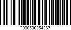 Código de barras (EAN, GTIN, SKU, ISBN): '7898538354367'