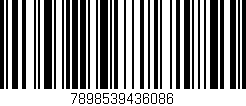 Código de barras (EAN, GTIN, SKU, ISBN): '7898539436086'