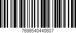 Código de barras (EAN, GTIN, SKU, ISBN): '7898540440607'