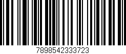 Código de barras (EAN, GTIN, SKU, ISBN): '7898542333723'