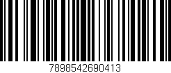 Código de barras (EAN, GTIN, SKU, ISBN): '7898542690413'