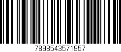 Código de barras (EAN, GTIN, SKU, ISBN): '7898543571957'