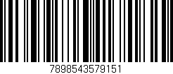 Código de barras (EAN, GTIN, SKU, ISBN): '7898543579151'