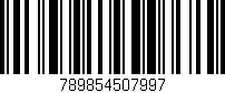 Código de barras (EAN, GTIN, SKU, ISBN): '789854507997'