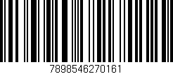 Código de barras (EAN, GTIN, SKU, ISBN): '7898546270161'