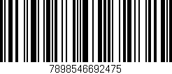 Código de barras (EAN, GTIN, SKU, ISBN): '7898546692475'