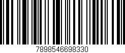 Código de barras (EAN, GTIN, SKU, ISBN): '7898546698330'